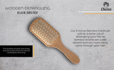 Natural Wooden Detangling Hair Brush