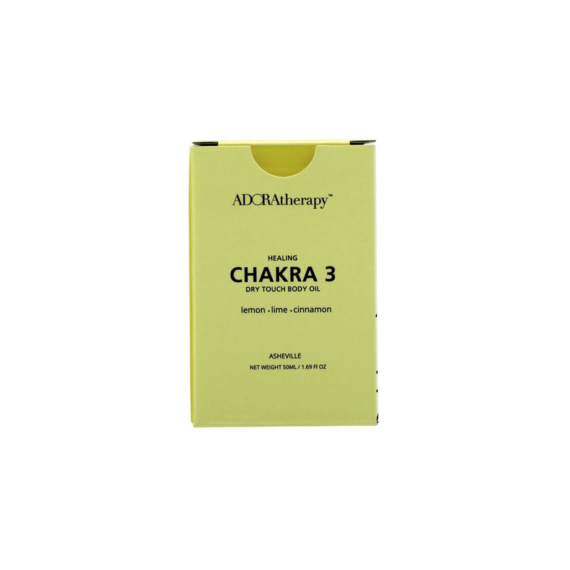 Chakra Dry Touch Healing Body Oil Number 3