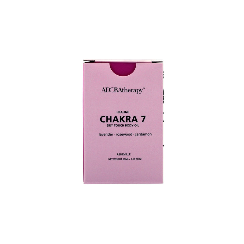 Chakra Dry Touch Healing Body Oil Number 7