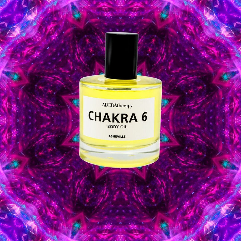 Chakra Dry Touch Healing Body Oil Number 6