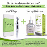 VIJUVE Vitamin C Serum For Face & Neck with Double Hyaluronic Acid &