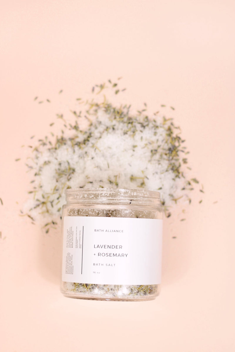 LAVENDER + ROSEMARY BATH SALT