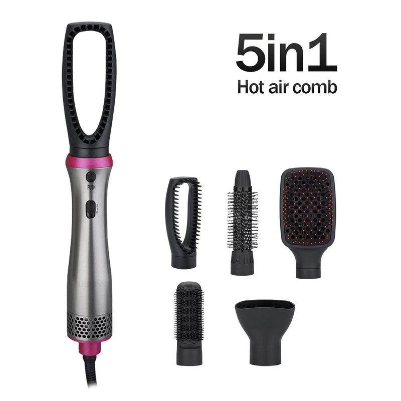 Hot Air Comb 5 In 1 Multifunctional hair Blower Volumizing and Anion