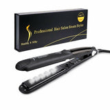 Ceramic Steam Hair Straightener Iron Hair Curler Fast Heating Hair