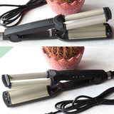 Ceramic Household Hair Dryer Curling Iron Gold Professional Big Wave