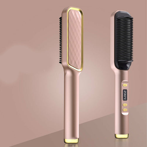 Hair Straightener Brush Electric Hot Comb Anti-scalding