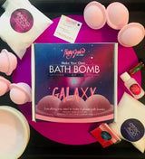 Pink Planet Bath Bomb Kit,Space Gifts For Kids,Bath Bombs With Ring