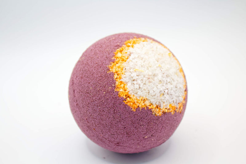 3" Geranium Lemon Geode Bath Bomb