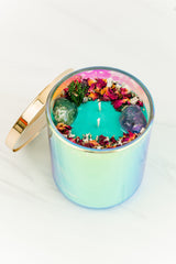 Vegan Soy Crystal Affirmation Candle | ABUNDANCE IS MY BIRTHRIGHT