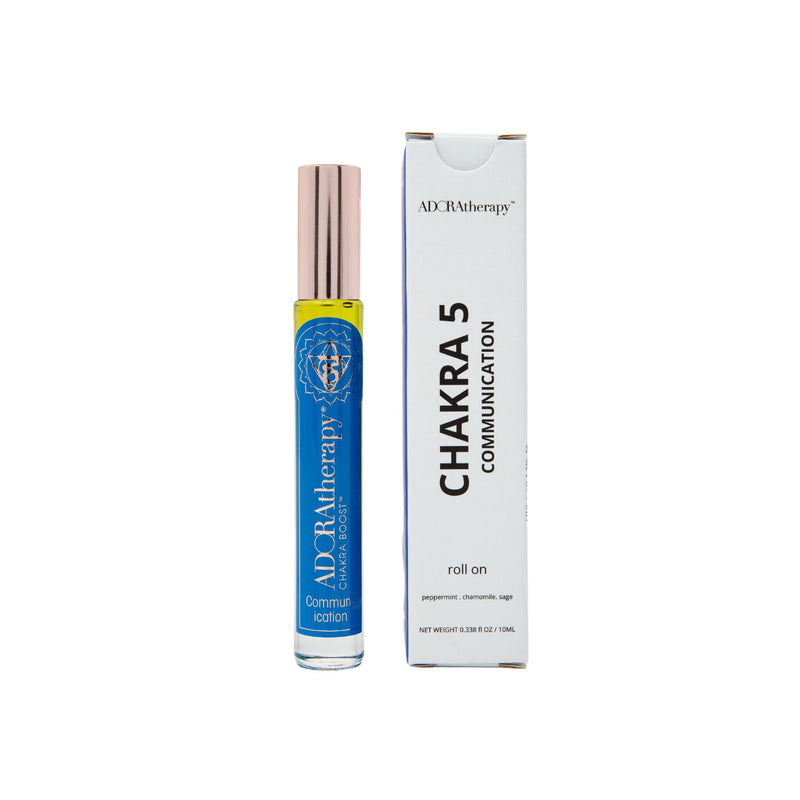 Chakra 5 Communication Roll On Perfume Oil