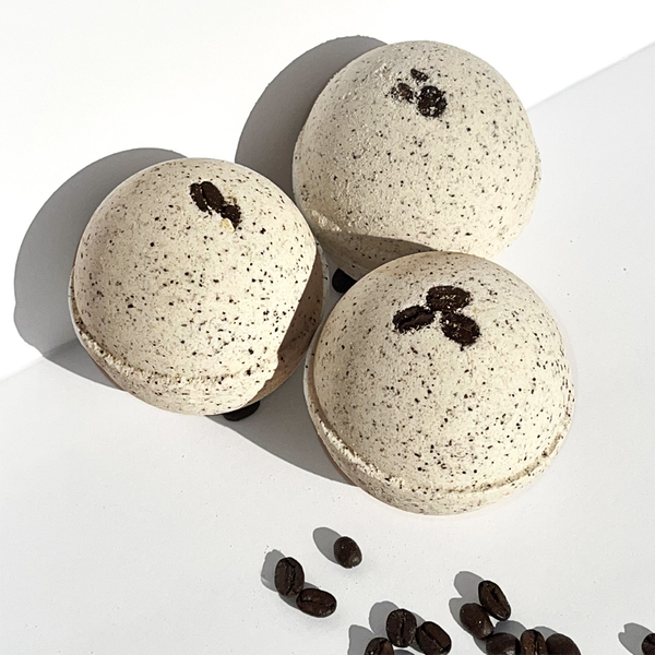 Cappuccino and Coffee Bean Bath Bomb - 8 oz