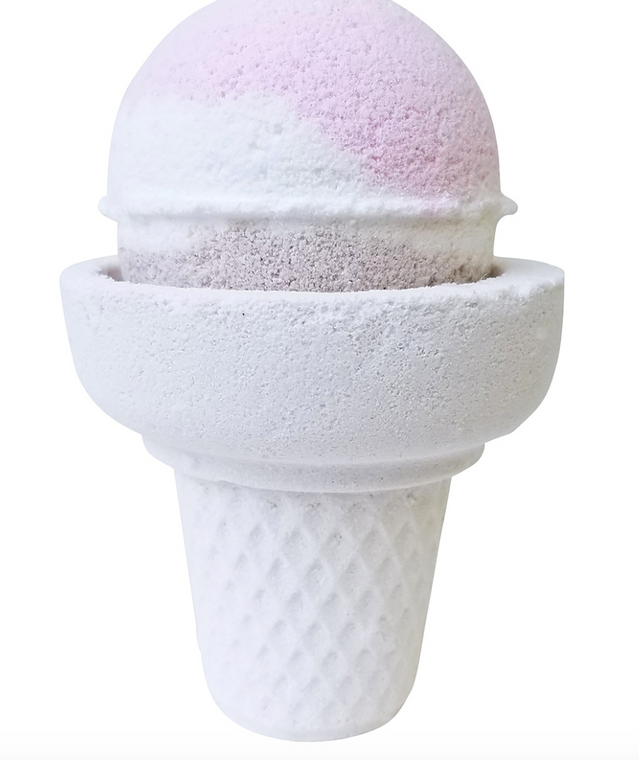 Neapolitan Ice Cream Cone