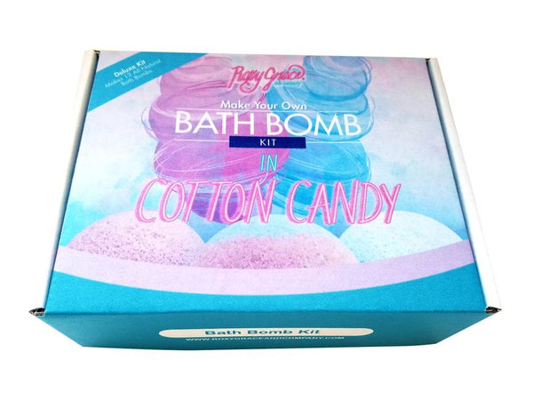 Cotton Candy Bath Bomb Kit, All Natural Bath Bomb Kit makes 12