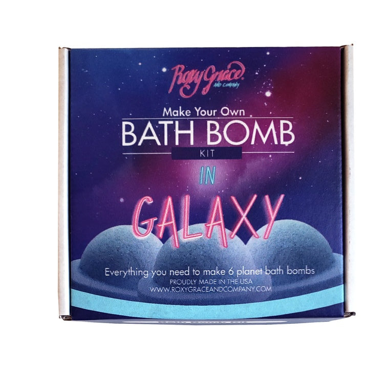 Blue Planet Bath Bomb Kit, DIY Bath Bomb Kit makes 6 blue planet