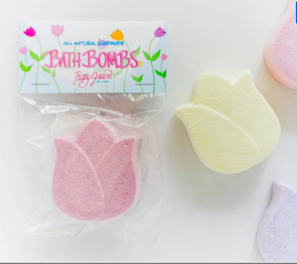 Bath Bomb Tulips,Bath Bomb Flowers,Bath and Body Gifts,Spa Gift