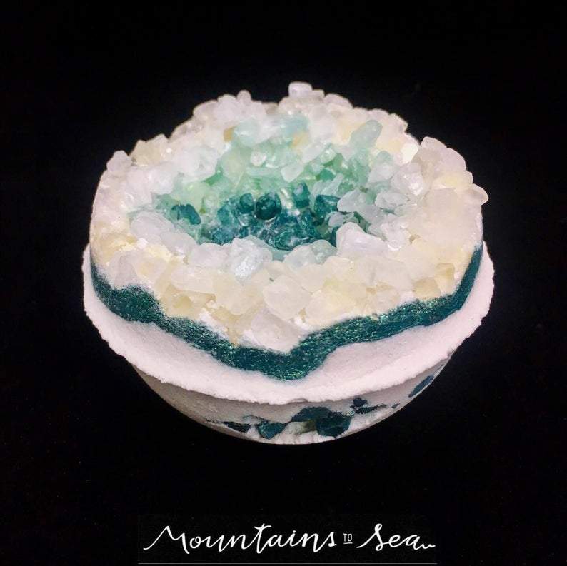 Artisan Emerald Geo Vegan Bath Bomb