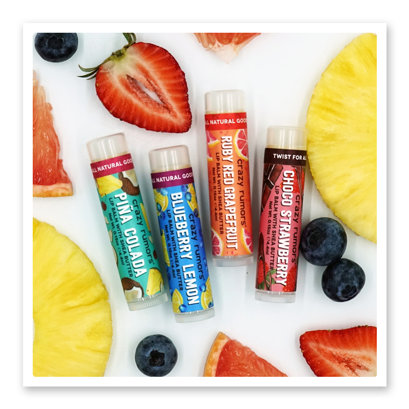 Fruit Mix Lip Balm - 4 Pack Gift Box