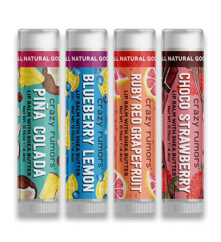 Fruit Mix Lip Balm - 4 Pack Gift Box