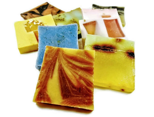 Vegan Soap Sampler, Soap Samples, Soap Stack