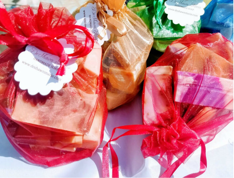 1 LB Assorted Soap Gift Bag Samples, Soap Samples