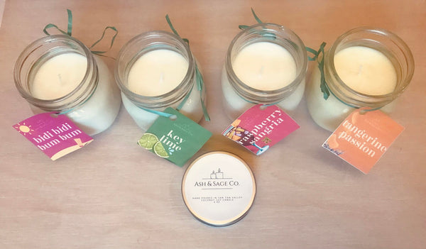 Summer Scents- 6 oz. Coconut Soy Candles