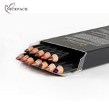 NICEFACE Nude Color Lip Pencil 12 Color Waterproof Lip Liner Nude