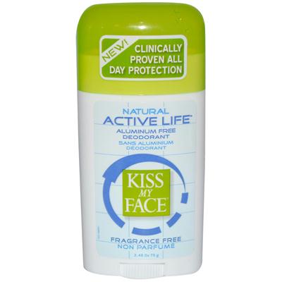 Kiss My Face Fragrance Free Active Enzyme Deodorant Stick (1x2.48 Oz)