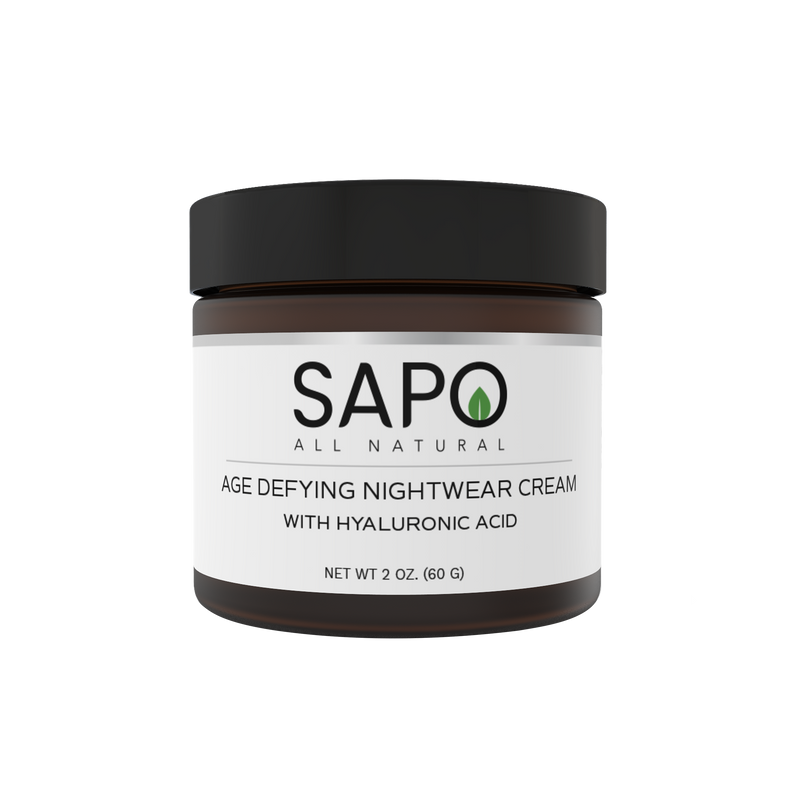 Sapo All Natural Night Cream with Silicone and Hyaluronic Acid