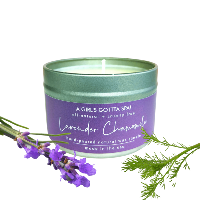 Lavender Chamomile Natural Wax Candle